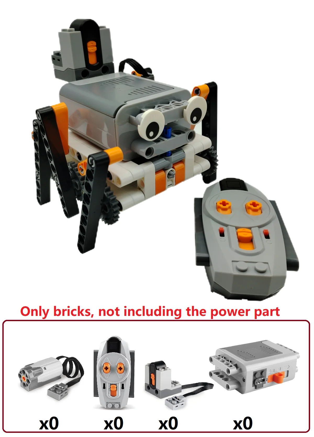 Technische Elektrische Moc-Bausteine, Laufender Roboter, Rc-Omnidirektional-Robotermodell, Diy-Bausteine, Kinderspielzeug Technische Elektrische Moc-Bausteine, Laufender Roboter, Rc-Omnidirektional-Robotermodell, Diy-Bausteine, Kinderspielzeug - Image 12