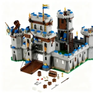 1003-teiliges Europäisches Mittelalterliches Straßenansicht-Königsschloss-Modell DIY Kreative Ideen Spielzeug Montage-Puzzle Geburtstagsgeschenk MOC-10305