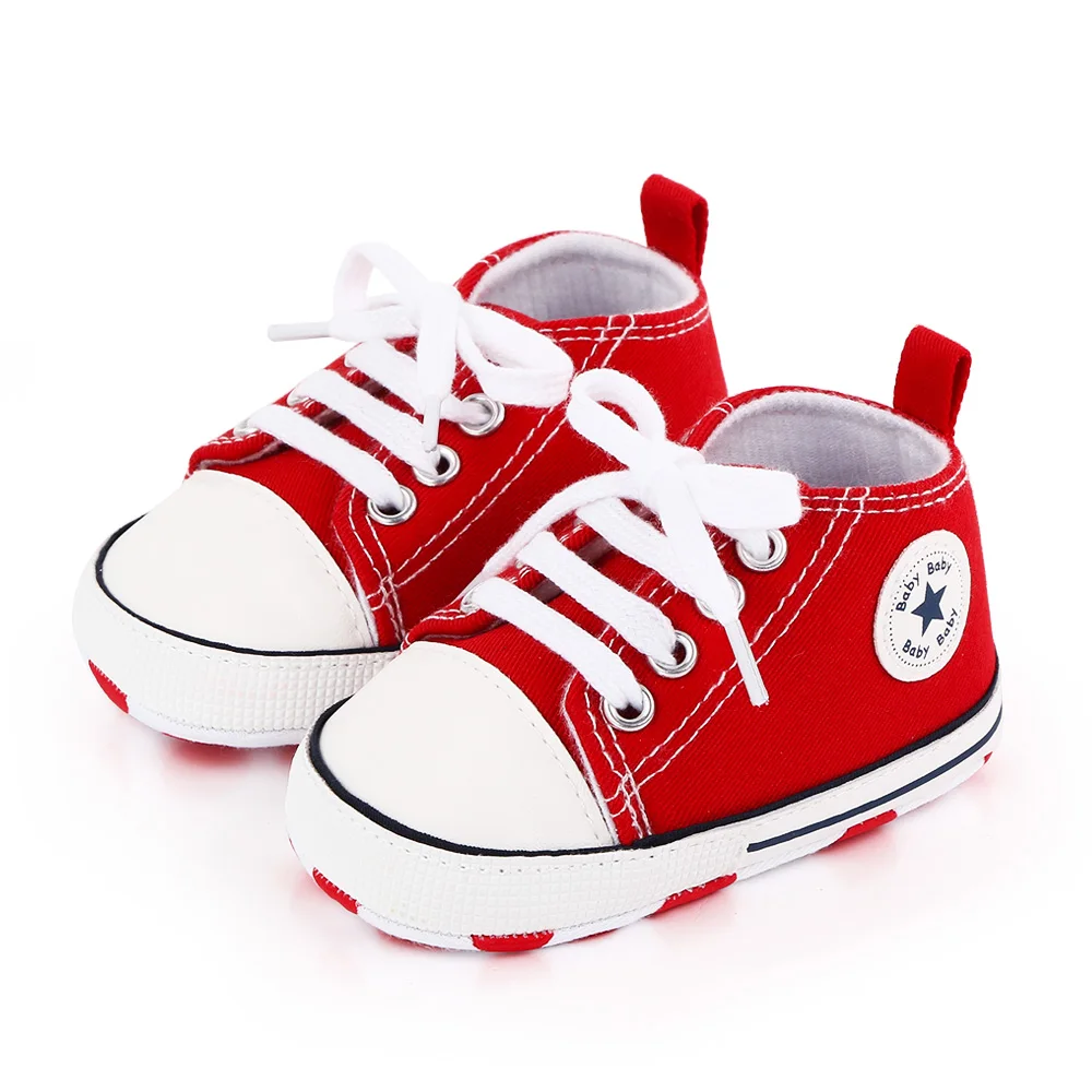 New Baby Shoes Boys Girls Classic Canvas Casual Sneakers Spring Newborn First Walker Toddler Soft Sole Non-Slip Walking Shoes - Image 19