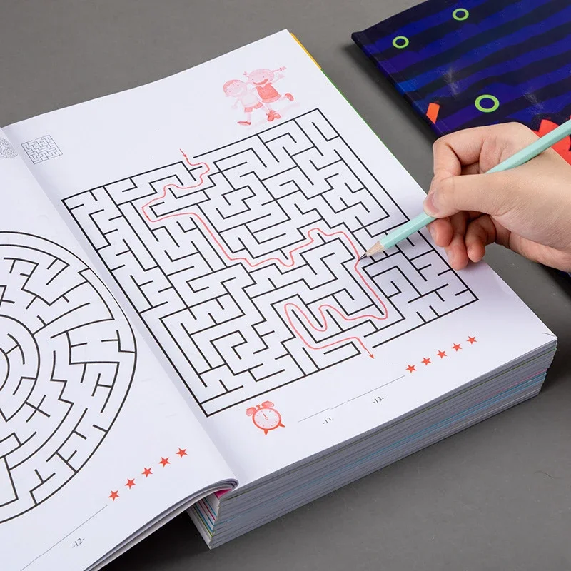 Kinder-Labyrinth-Spielbuch, Konzentrationstrainingsbuch Für Schüler, Intellektuelle Entwicklung, Lehrreiches Frühes Lernspielzeug, Kindergeschenke Kinder-Labyrinth-Spielbuch, Konzentrationstrainingsbuch Für Schüler, Intellektuelle Entwicklung, Lehrreiches Frühes Lernspielzeug, Kindergeschenke
