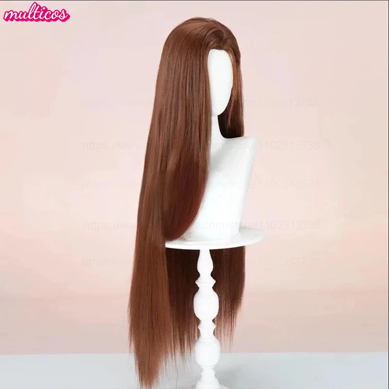 Hochwertige Hyuna Cosplay Perücke Alien Bühne Cosplay Lange Gerade Braune Hitzebeständige Synthetische Haarspiel Anime Perücken + Perückenkappe Hochwertige Hyuna Cosplay Perücke Alien Bühne Cosplay Lange Gerade Braune Hitzebeständige Synthetische Haarspiel Anime Perücken + Perückenkappe - Image 2