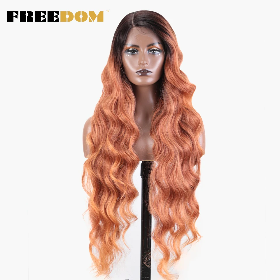 Freedom Synthetik Lace-Perücke, Extra Lang, Gewellt, Seitenscheitel, Braun-Blau Ombré, Hitzebeständig Freedom Synthetik Lace-Perücke, Extra Lang, Gewellt, Seitenscheitel, Braun-Blau Ombré, Hitzebeständig - Image 18