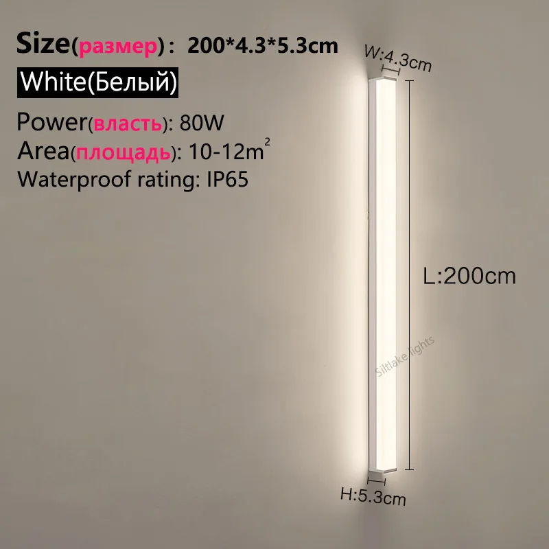 Led-Außenwandleuchte, Modern, Wasserdicht, Ip65, Villa, Veranda, Garten, Terrasse, Exterio, Wandleuchte, Regenfest, Vor Der Garagentorlampe Led-Außenwandleuchte, Modern, Wasserdicht, Ip65, Villa, Veranda, Garten, Terrasse, Exterio, Wandleuchte, Regenfest, Vor Der Garagentorlampe - Image 15