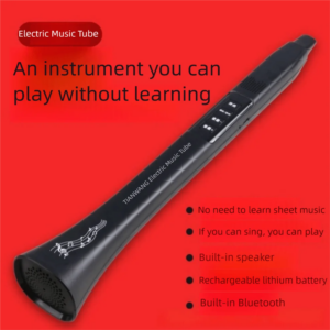 Tragbare elektrische Musikröhre mit mehreren Tönen, Bluetooth-Verbindung, elektronisches Blasinstrument, Musikinstrument, einfach zu bedienen