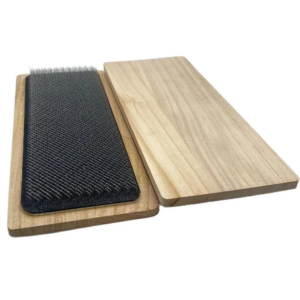 28x12cm Holz-Zeichenmatte Haarhalter für Perückenherstellung Zeichenkarte mit Gebogener Nadel
