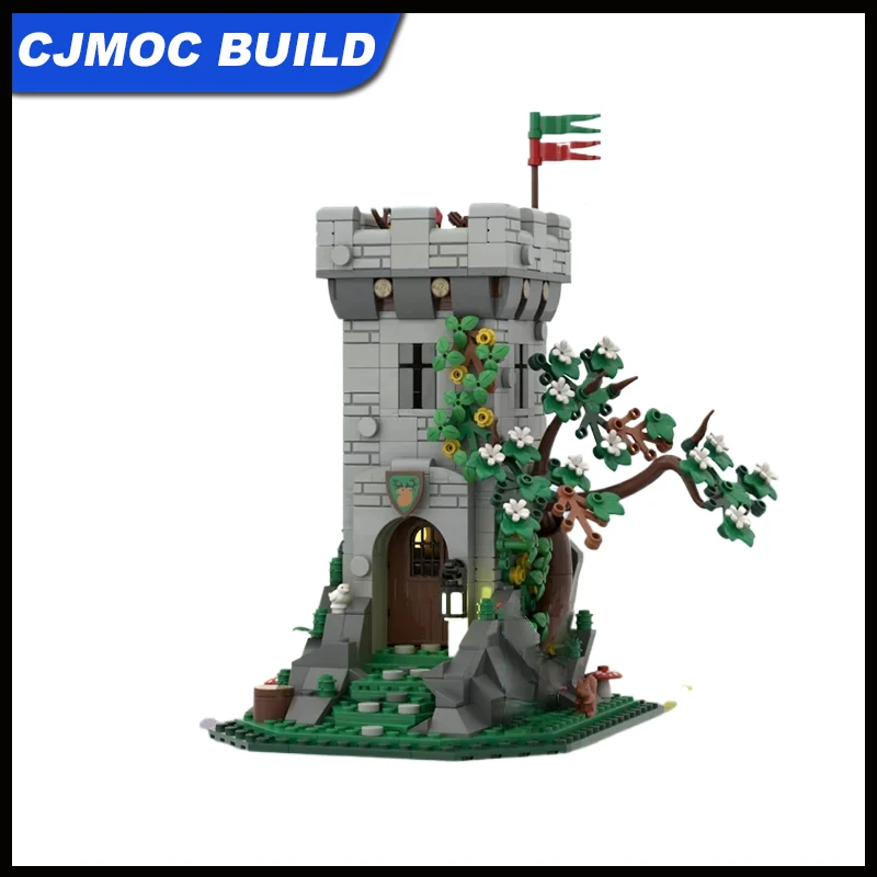 Moc-177729 Bausteinspielzeug Mittelalterliches Schloss Front Wachturm Modell Kreatives Montagespielzeugset Festivalgeschenk Moc-177729 Bausteinspielzeug Mittelalterliches Schloss Front Wachturm Modell Kreatives Montagespielzeugset Festivalgeschenk