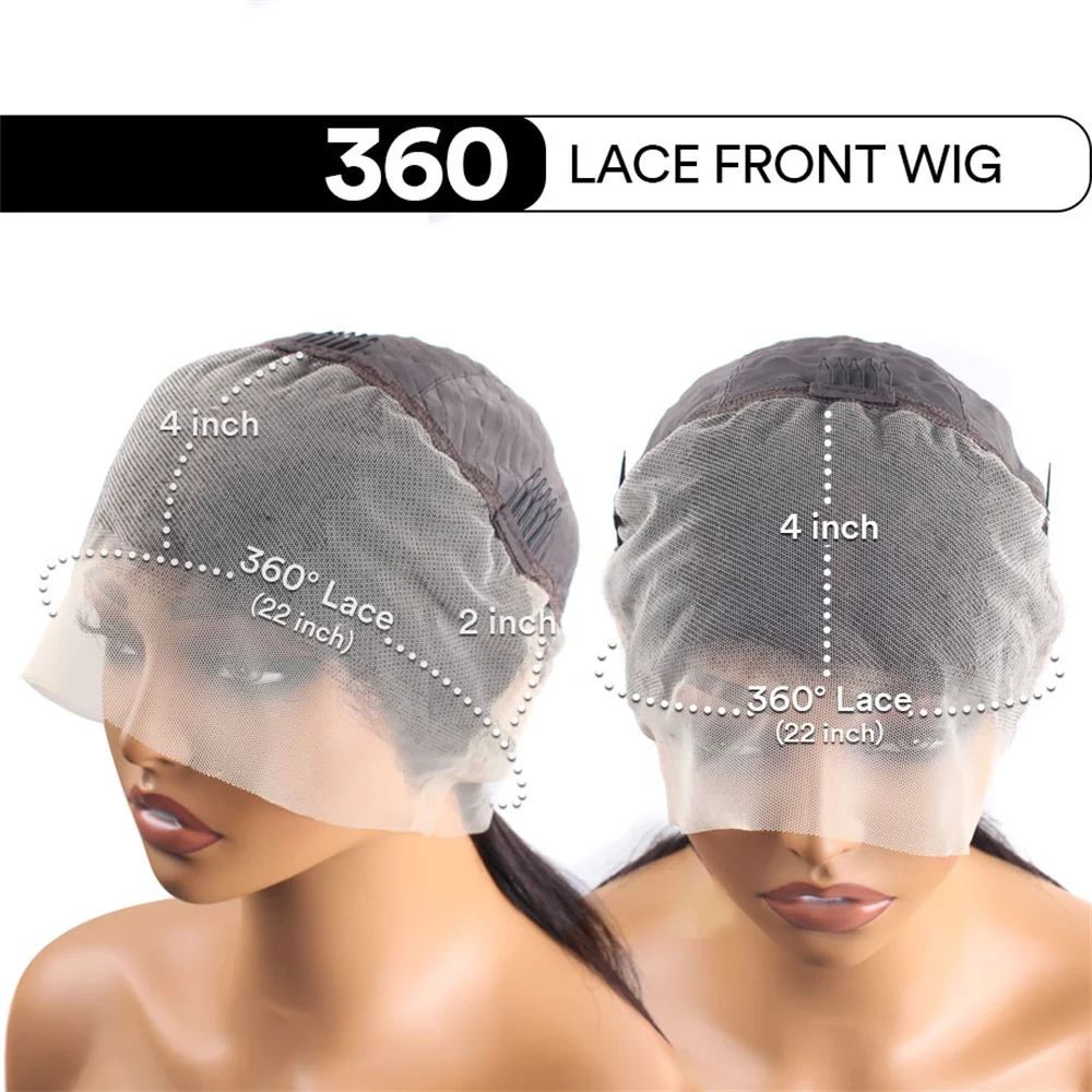 30 Zoll Natürliche Schwarze 360 Lace Front Gerade Echthaarperücken 360 Hd Transparente Volle Spitze Leimlose Perücken Echthaar Vorgezupft 30 Zoll Natürliche Schwarze 360 Lace Front Gerade Echthaarperücken 360 Hd Transparente Volle Spitze Leimlose Perücken Echthaar Vorgezupft - Image 7