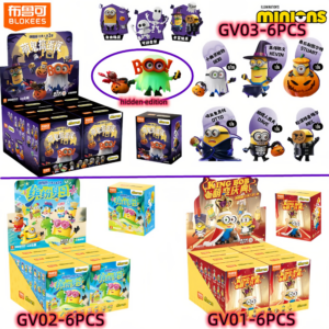 Original BLOKEES Minions Cute & Cool Series Wave 3"Spooky Trick-or-Treat Night" Mysterious Blind BoxToy Halloween-Geschenk