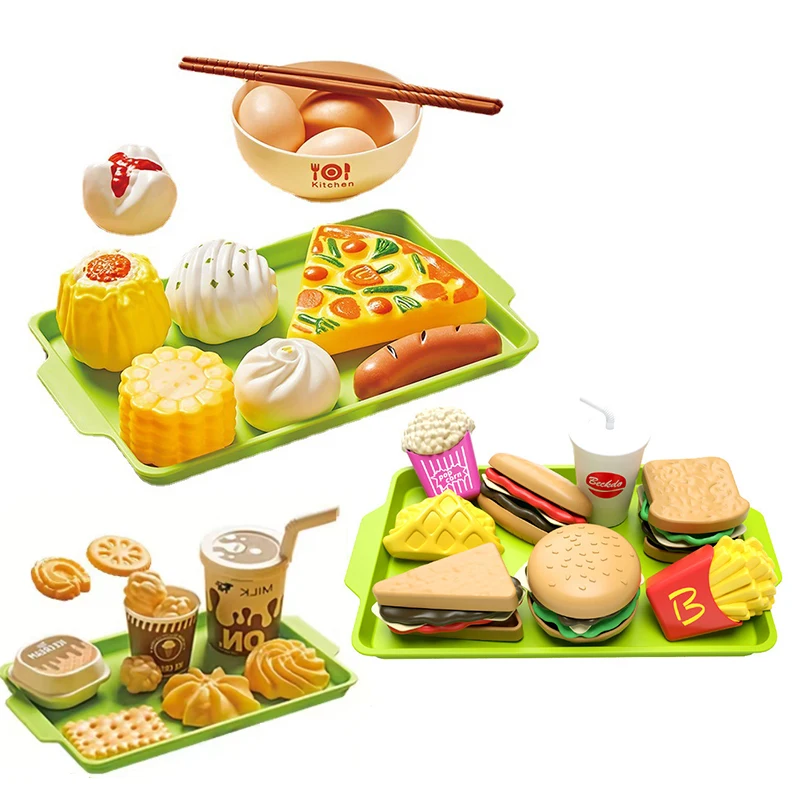 Kids Kitchen Toy Pretends Play Cooking Food Game Hamburger Pizza Snack Fruit Vegetable Simulation Food Set Of Toy For Girls Boys Kids Kitchen Toy Pretends Play Cooking Food Game Hamburger Pizza Snack Fruit Vegetable Simulation Food Set Of Toy For Girls Boys
