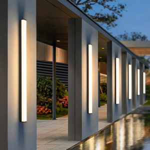 LED-Außenwandleuchte, modern, wasserdicht, IP65, Villa, Veranda, Garten, Terrasse, Exterio, Wandleuchte, regenfest, vor der Garagentorlampe