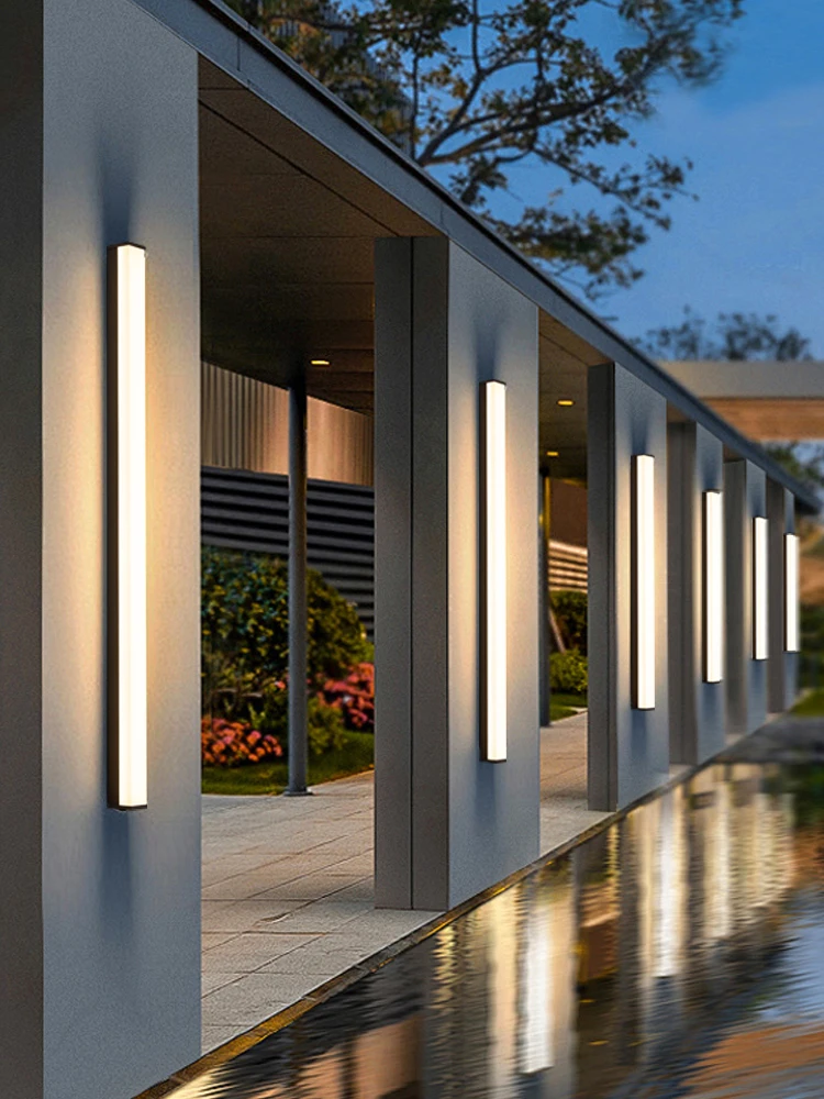 Led-Außenwandleuchte, Modern, Wasserdicht, Ip65, Villa, Veranda, Garten, Terrasse, Exterio, Wandleuchte, Regenfest, Vor Der Garagentorlampe Led-Außenwandleuchte, Modern, Wasserdicht, Ip65, Villa, Veranda, Garten, Terrasse, Exterio, Wandleuchte, Regenfest, Vor Der Garagentorlampe