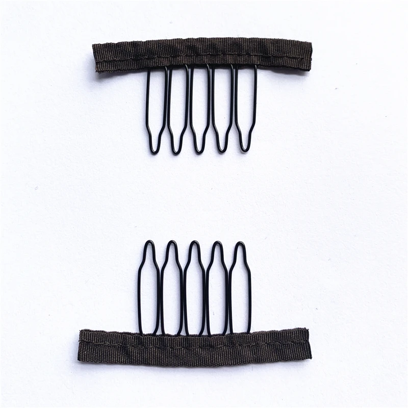 50Pcs Steel Wig Combs And Clips 4/5/6/7 Teeth Wig Comb With Cloth For Making Wig Caps Wig Secure Combs 50Pcs Steel Wig Combs And Clips 4/5/6/7 Teeth Wig Comb With Cloth For Making Wig Caps Wig Secure Combs - Image 22
