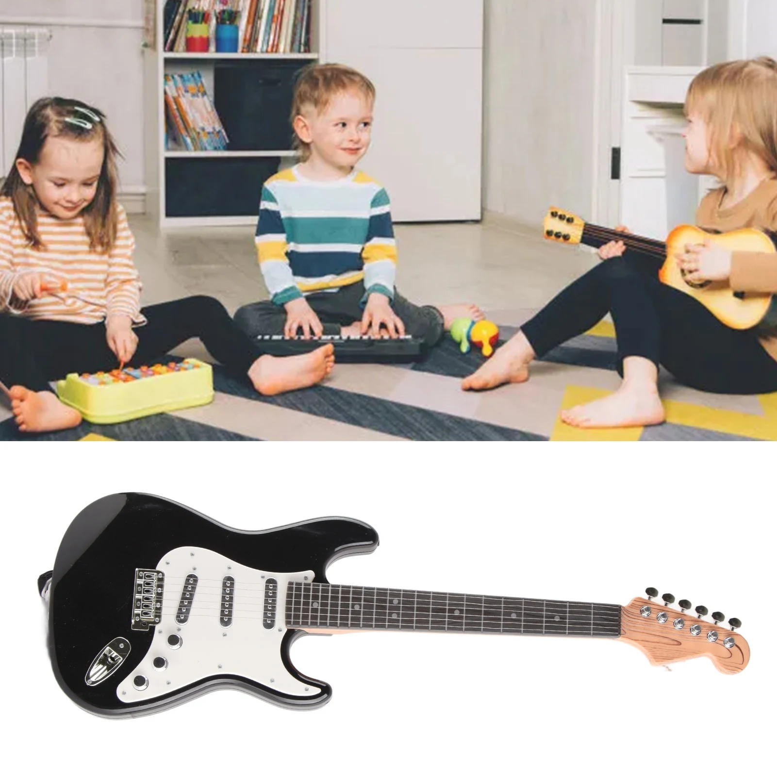 E-Gitarre Für Kinder, Multifunktionale E-Gitarre, Musikinstrument Für Jungen, Mädchen, Kinder, E-Gitarre, Kindergitarre E-Gitarre Für Kinder, Multifunktionale E-Gitarre, Musikinstrument Für Jungen, Mädchen, Kinder, E-Gitarre, Kindergitarre
