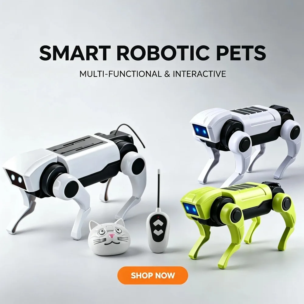 Mechanical Dog Toy Rc Robot Children'S Remote Control Mechanical Dog Toy Electric Science Teaching Toys For Kids Gift Mechanical Dog Toy Rc Robot Children'S Remote Control Mechanical Dog Toy Electric Science Teaching Toys For Kids Gift