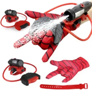Spinnennetz-Schießpistolen Spielzeug Superhelden-Spritzpistolen mit Handschuh-Handgelenk-Wassersprüher Wasserspielzeug für Kinder und Erwachsene