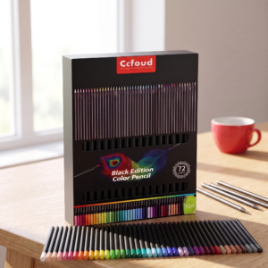 24/36/48/72 Pro Öl-/Aquarell-Buntstiftset, weiche Mine, mehrere Farben, lebendige Farben, sanftes Schreiben, zum Ausmalen für Erwachsene