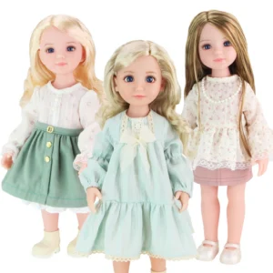15 Inch Girls Doll Toys for Ages 4-12 Girls,Fashion Dress Up with Clothes and Shoes,Collection Gifts for Children
