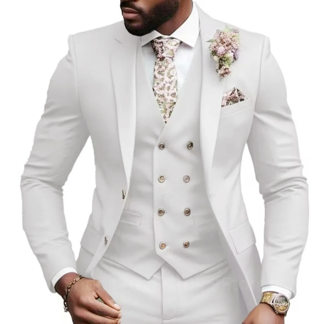 Herren Anzug 3-Teilig Rosa, Slim Fit, Kerbrevers: Sakko, Weste Und Hose Herren Anzug 3-Teilig Rosa, Slim Fit, Kerbrevers: Sakko, Weste Und Hose - Image 17