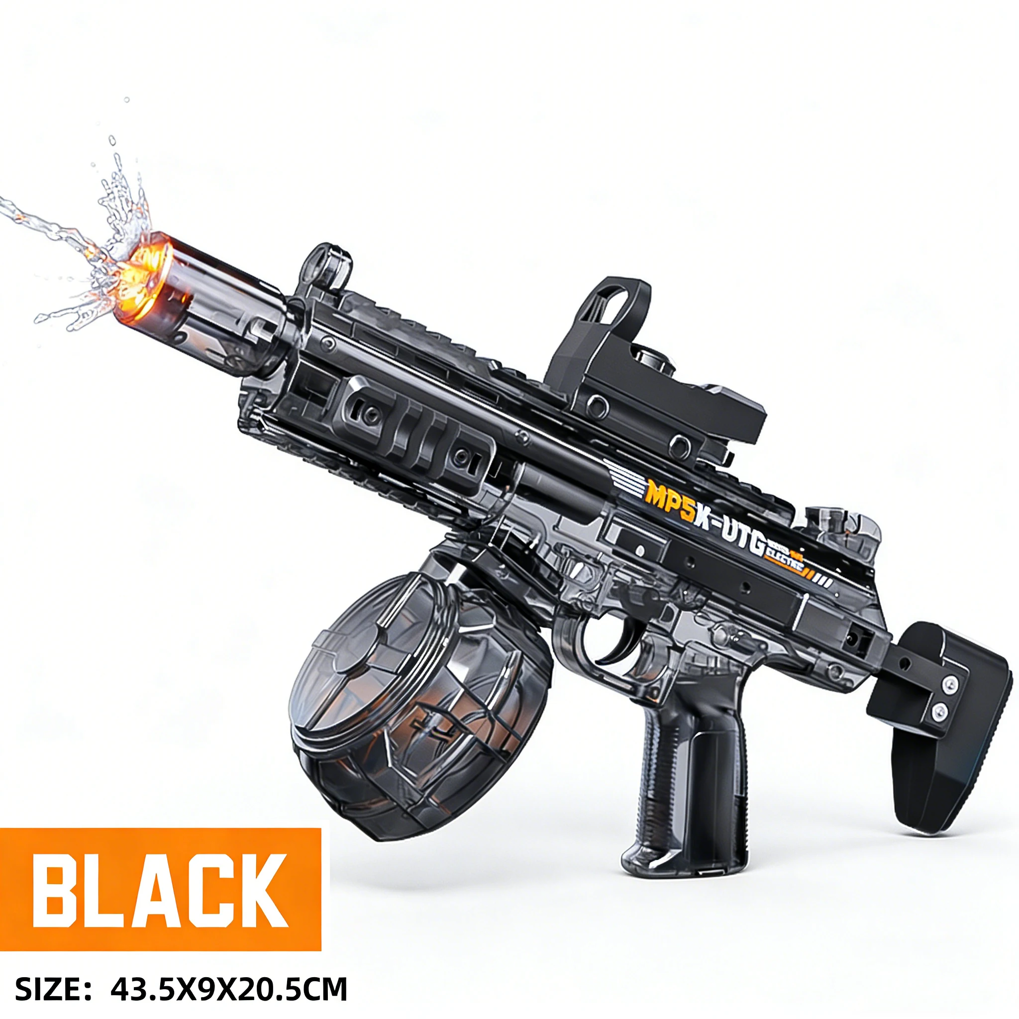 Simulated Firing And Recoil Electric Water Gun Toys Children Automatic Sensor Lights Water Pistol Summer Outdoor Beach Kids Toy Simulated Firing And Recoil Electric Water Gun Toys Children Automatic Sensor Lights Water Pistol Summer Outdoor Beach Kids Toy