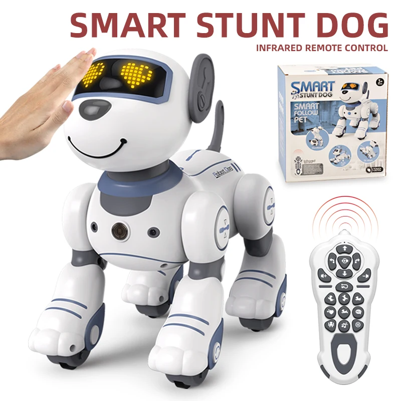 Kinder Spielzeug Fernbedienung Intelligente Roboter Hund Diy Programmierung Stimme Interaktive Elektronische Haustier Hund Roboter Modell Geschenk Kinder Spielzeug Fernbedienung Intelligente Roboter Hund Diy Programmierung Stimme Interaktive Elektronische Haustier Hund Roboter Modell Geschenk – Bild 5