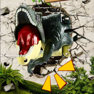 28cm Dinosaurier-Spielzeug für Jungen, Dinosaurier-Pistole, Entspannungs-Rürgelungsspielzeug, Zazaza Fidget Toys, Kreative Teleskop-Geschenke für Kinder