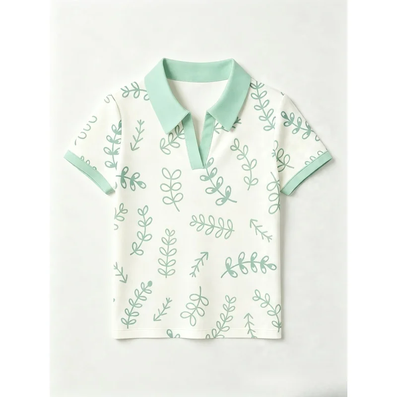 A Stylish And Versatile Women'S Button-Free Polo Shirt For 2026—A Chic, Go-To Top Perfect For The Daily Commute. A Stylish And Versatile Women'S Button-Free Polo Shirt For 2026—A Chic, Go-To Top Perfect For The Daily Commute. - Image 4