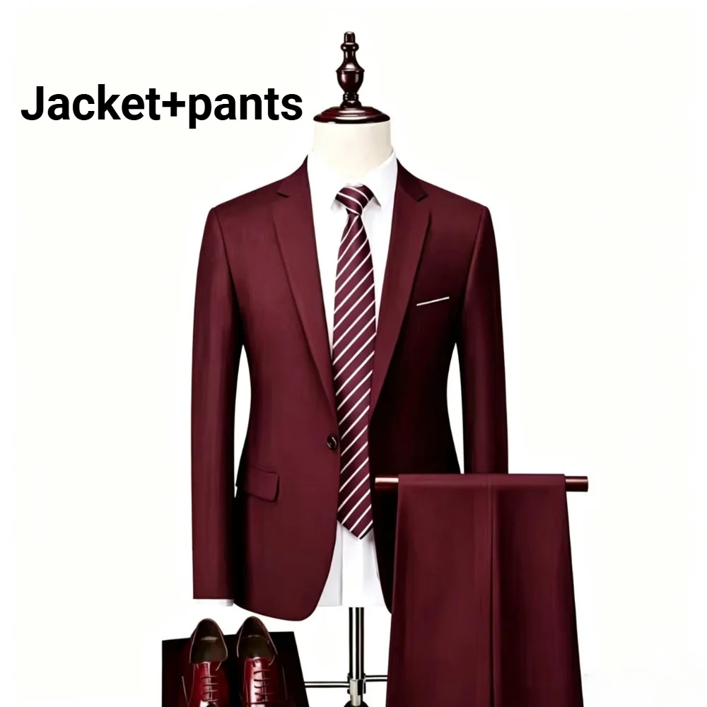 Herren Anzug 3-Teilig, Leicht, Slim Fit: Sakko, Weste Und Hose Herren Anzug 3-Teilig, Leicht, Slim Fit: Sakko, Weste Und Hose - Image 20
