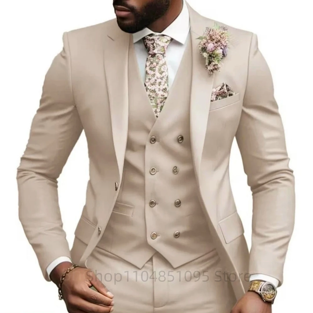 Herren Anzug 3-Teilig Rosa, Slim Fit, Kerbrevers: Sakko, Weste Und Hose Herren Anzug 3-Teilig Rosa, Slim Fit, Kerbrevers: Sakko, Weste Und Hose - Image 16