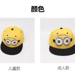 Minions Baseballcap mit Stickerei – Sonnenkappe mit Cartoon-Print