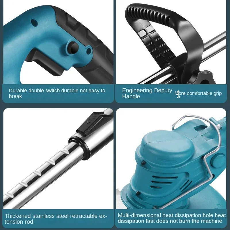 Akku-Rasentrimmer Kompatibel Mit Makita-Akkus (Ohne Akku) Akku-Rasentrimmer Kompatibel Mit Makita-Akkus (Ohne Akku) - Image 2