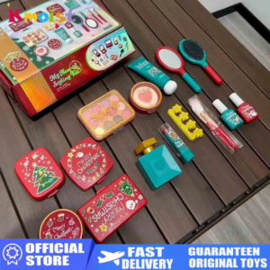 Christmas Gifts Grooming Intelligence Role-Playing Children Pretend Toy Girls Simulation Makeup Beauty Edition Set Toys for Kids