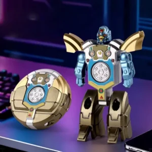 Shop 2 Verwandelbarer Fingerkreisel-Roboter, 360° Drehbar – Anti-Stress-Spielzeug