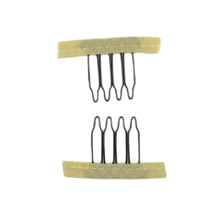 50Pcs Steel Wig Combs And Clips 4/5/6/7 Teeth Wig Comb With Cloth For Making Wig Caps Wig Secure Combs 50Pcs Steel Wig Combs And Clips 4/5/6/7 Teeth Wig Comb With Cloth For Making Wig Caps Wig Secure Combs - Image 17
