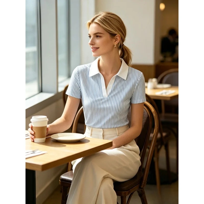 Damen Poloshirt Damen Poloshirt - Image 3