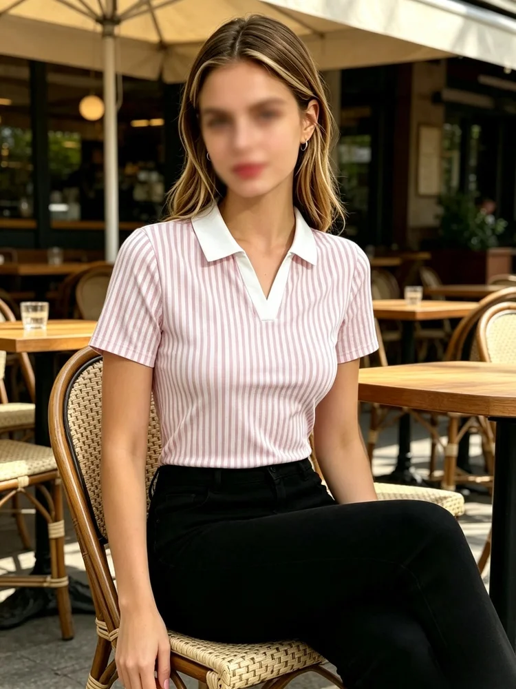 Damen Poloshirt Kurzarm Damen Poloshirt Kurzarm – Bild 6