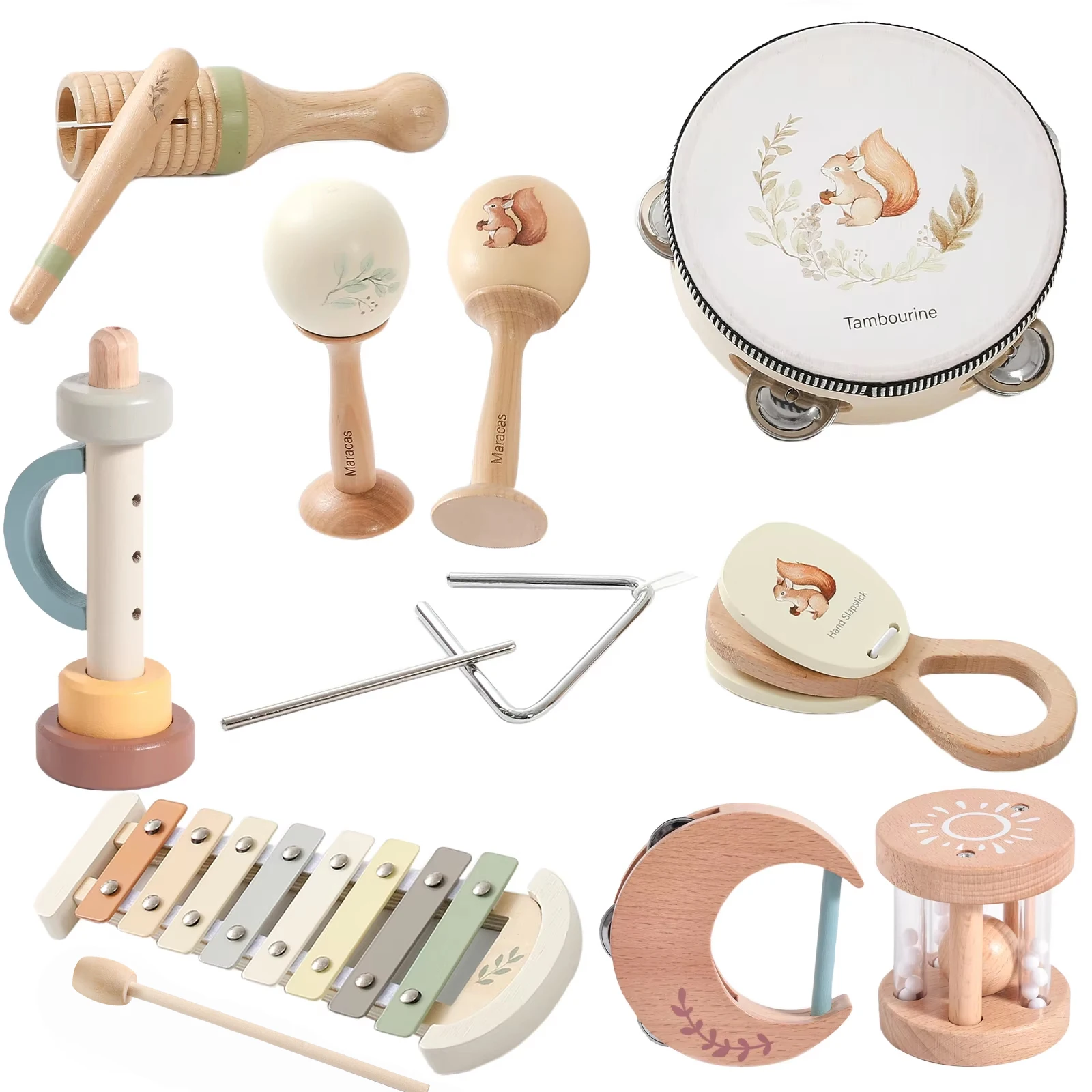 Musikinstrumente Montessori Musik Baby 0-12 Monate Spielzeug Trommel Xylophon Kinder Frühpädagogische Holzinstrumente Baby-Spielzeug Musikinstrumente Montessori Musik Baby 0-12 Monate Spielzeug Trommel Xylophon Kinder Frühpädagogische Holzinstrumente Baby-Spielzeug
