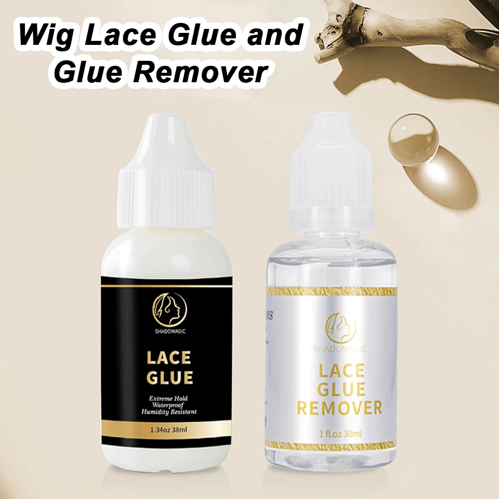 Wig Adhesive Strong Hold Lace Glue And Adhesive Remover For Wigs Extreme Hold Hair Replacement Adhesive For Toupee Systems Wig Adhesive Strong Hold Lace Glue And Adhesive Remover For Wigs Extreme Hold Hair Replacement Adhesive For Toupee Systems