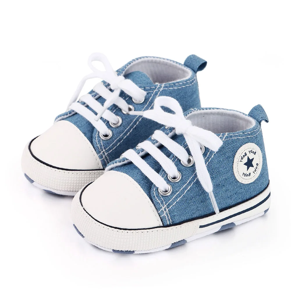 New Baby Shoes Boys Girls Classic Canvas Casual Sneakers Spring Newborn First Walker Toddler Soft Sole Non-Slip Walking Shoes - Image 17