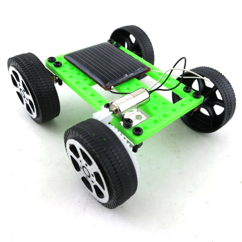 1 stücke DIY Solar Energie Spielzeug Auto Kreative Wissenschaft Physikalische Gizmo Montieren Kits Kinder Puzzle Lernen Spielzeug Autos