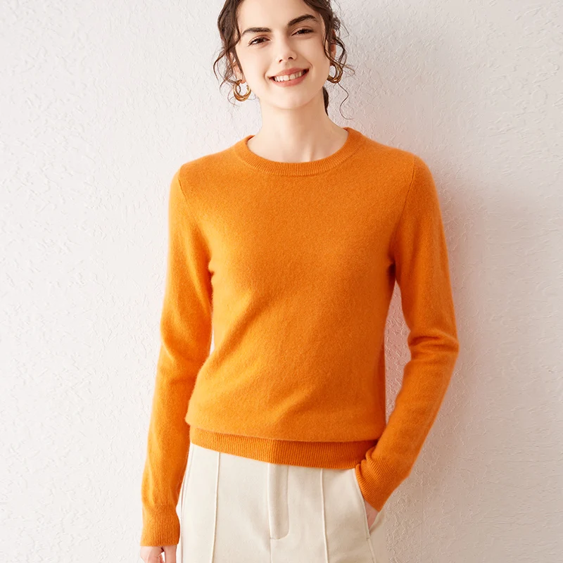 Damen 100% Reiner Kaschmir-Pullover 2026 Herbst Winter Rundhals Langarm Warm Weich Gestrickter Pullover Neue Strick-Oberteile Damenkleidung Damen 100% Reiner Kaschmir-Pullover 2026 Herbst Winter Rundhals Langarm Warm Weich Gestrickter Pullover Neue Strick-Oberteile Damenkleidung – Bild 19
