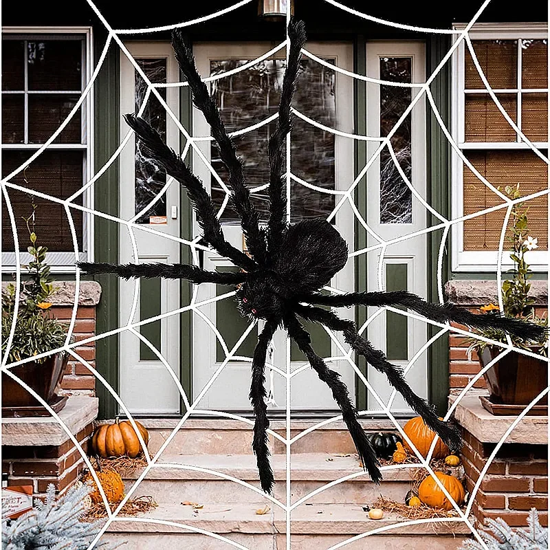 30 Cm/50 Cm/75 Cm/90 Cm/125 Cm/150 Cm/200 Cm Halloween Riesige Schwarze Spinne Dekoration Spukhaus Prop Indoor Outdoor Dekor 30 Cm/50 Cm/75 Cm/90 Cm/125 Cm/150 Cm/200 Cm Halloween Riesige Schwarze Spinne Dekoration Spukhaus Prop Indoor Outdoor Dekor - Image 2