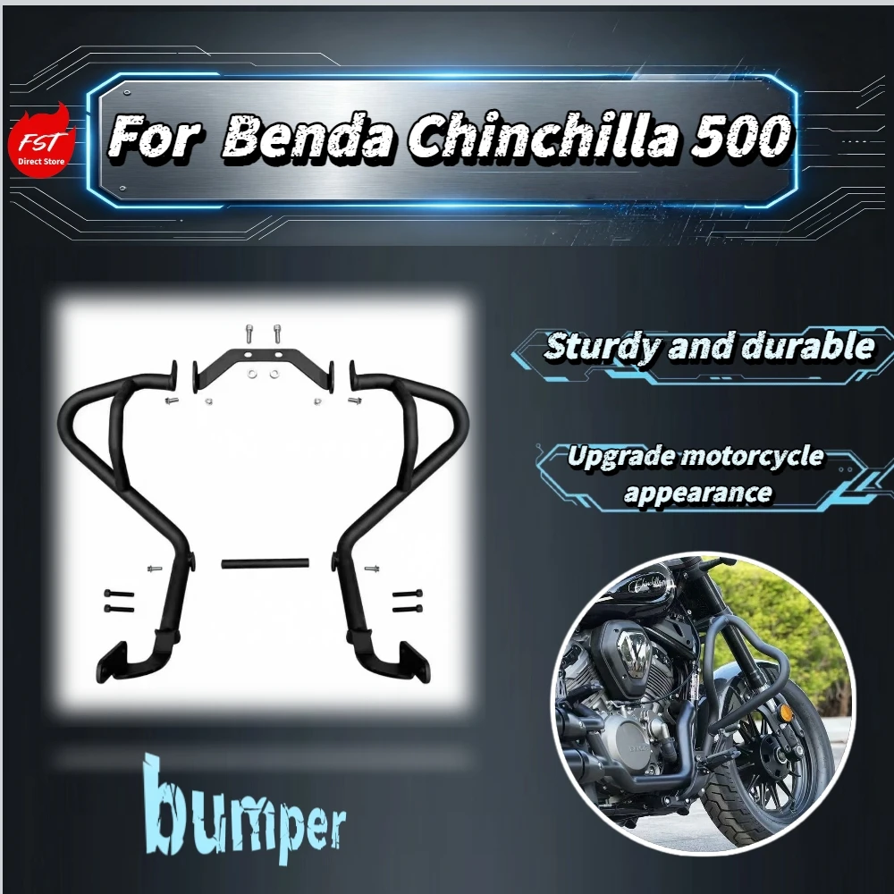 Für Benda Napoleon 500 Chinchilla 500 Motorrad Sturzbügel, Motorschutz, Langlebiges Umbau-Zubehör Für Benda Napoleon 500 Chinchilla 500 Motorrad Sturzbügel, Motorschutz, Langlebiges Umbau-Zubehör
