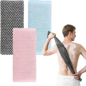 1/2 Stück Japanisches Peeling-Duschtuch Japanischer Reibewaschlappen Peeling-Duschtuch Handtuchbürste Badezimmerzubehör