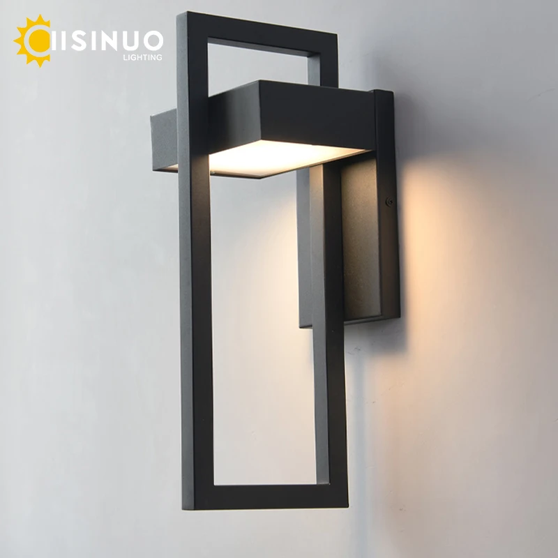 Wasserdichte Outdoor-Led-Wandbeleuchtung, Retro-Vintage-Stil, Schwarze Farbe, 10 W, Für Garten, Veranda, Wandleuchte, Straßenlaterne, 96 V, 220 V, Wandleuchte Wasserdichte Outdoor-Led-Wandbeleuchtung, Retro-Vintage-Stil, Schwarze Farbe, 10 W, Für Garten, Veranda, Wandleuchte, Straßenlaterne, 96 V, 220 V, Wandleuchte - Image 6