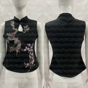 Damen-Bluse Im Chinesischen Stil, Beige, Cheongsam-Bluse, Vintage-Stil, Stehkragen, Kurze Ärmel, Bauchfreies Oberteil Mit Asymmetrischem Froschknopf Und Schlüsselloch Damen-Bluse Im Chinesischen Stil, Beige, Cheongsam-Bluse, Vintage-Stil, Stehkragen, Kurze Ärmel, Bauchfreies Oberteil Mit Asymmetrischem Froschknopf Und Schlüsselloch - Image 10