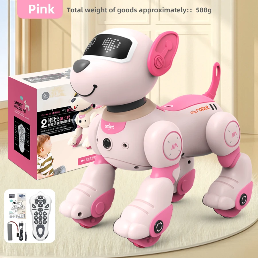 Kinder Spielzeug Fernbedienung Intelligente Roboter Hund Diy Programmierung Stimme Interaktive Elektronische Haustier Hund Roboter Modell Geschenk Kinder Spielzeug Fernbedienung Intelligente Roboter Hund Diy Programmierung Stimme Interaktive Elektronische Haustier Hund Roboter Modell Geschenk – Bild 11