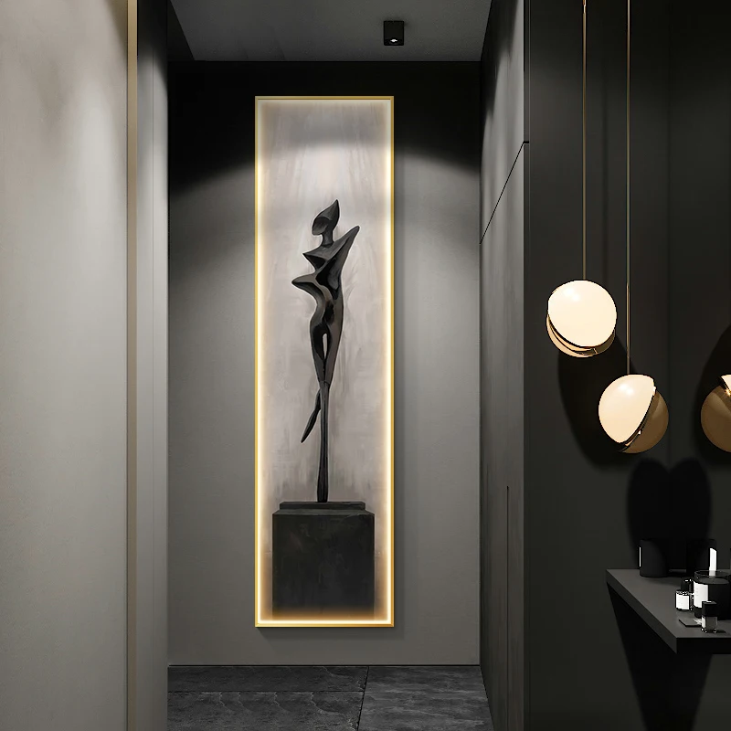 Led-Wandleuchte Mit Moderner Abstrakter Kunst – Wandbild-Lampe Für Wohnzimmer, Küche &Amp; Flur Led-Wandleuchte Mit Moderner Abstrakter Kunst – Wandbild-Lampe Für Wohnzimmer, Küche &Amp; Flur