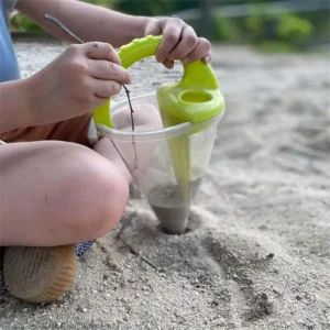 Sand-Trichter-Spielzeug: Lehrreiches Misch- und Burgbauspiel, Tropfsand-Burg-Bausatz für Kinder, Jungen, Mädchen, Kleinkinder