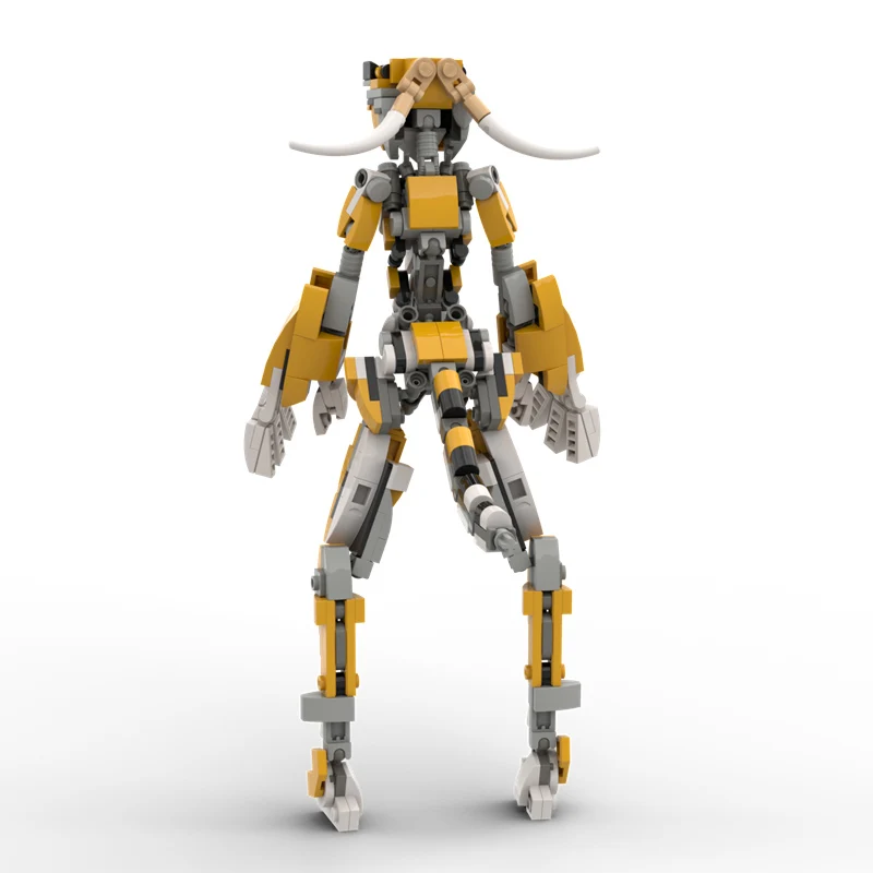 New Creative Tiger Girl Robot Model Building Kit,Tiger Girl Fighter Mecha Assembly Movable Joint Brick Diy Design Toy Model New Creative Tiger Girl Robot Model Building Kit,Tiger Girl Fighter Mecha Assembly Movable Joint Brick Diy Design Toy Model - Image 4