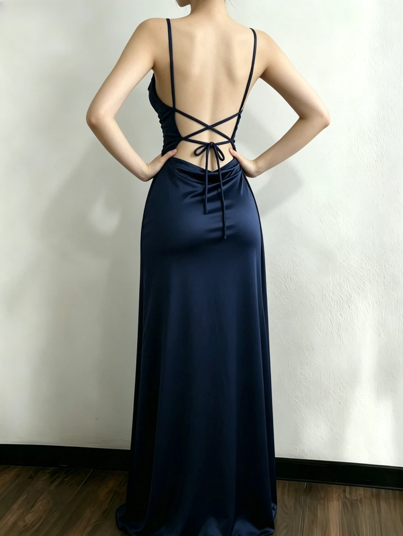 Women'S Dress New Fashion Sexy Bodycon Backless Sleeveless Evening Dress Women Elegant Party Club Dresses Evening Gown Women'S Dress New Fashion Sexy Bodycon Backless Sleeveless Evening Dress Women Elegant Party Club Dresses Evening Gown - Image 5